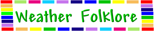 Weather Folklore
