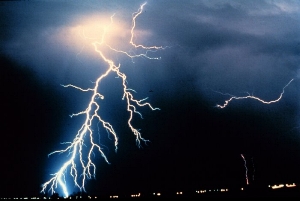 Why do you hear thunder one or more seconds after you see the lightning?