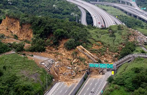 What causes landslides?